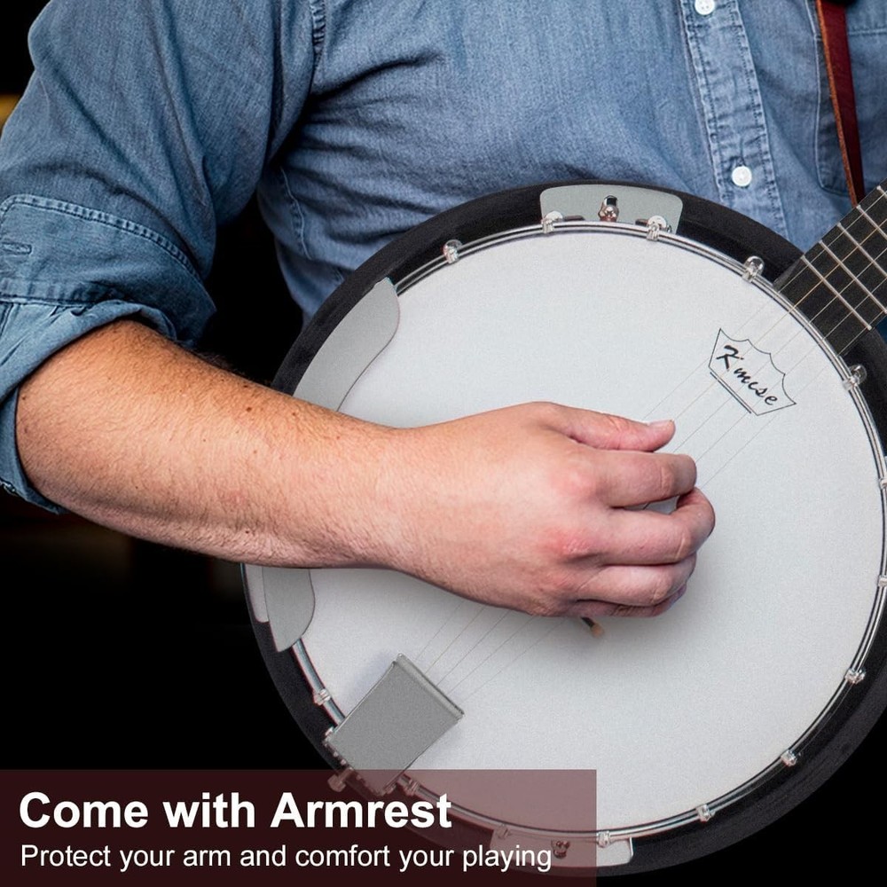 Professional 5 String Resonator Banjo with Sapele Back & Complete Starter Kit