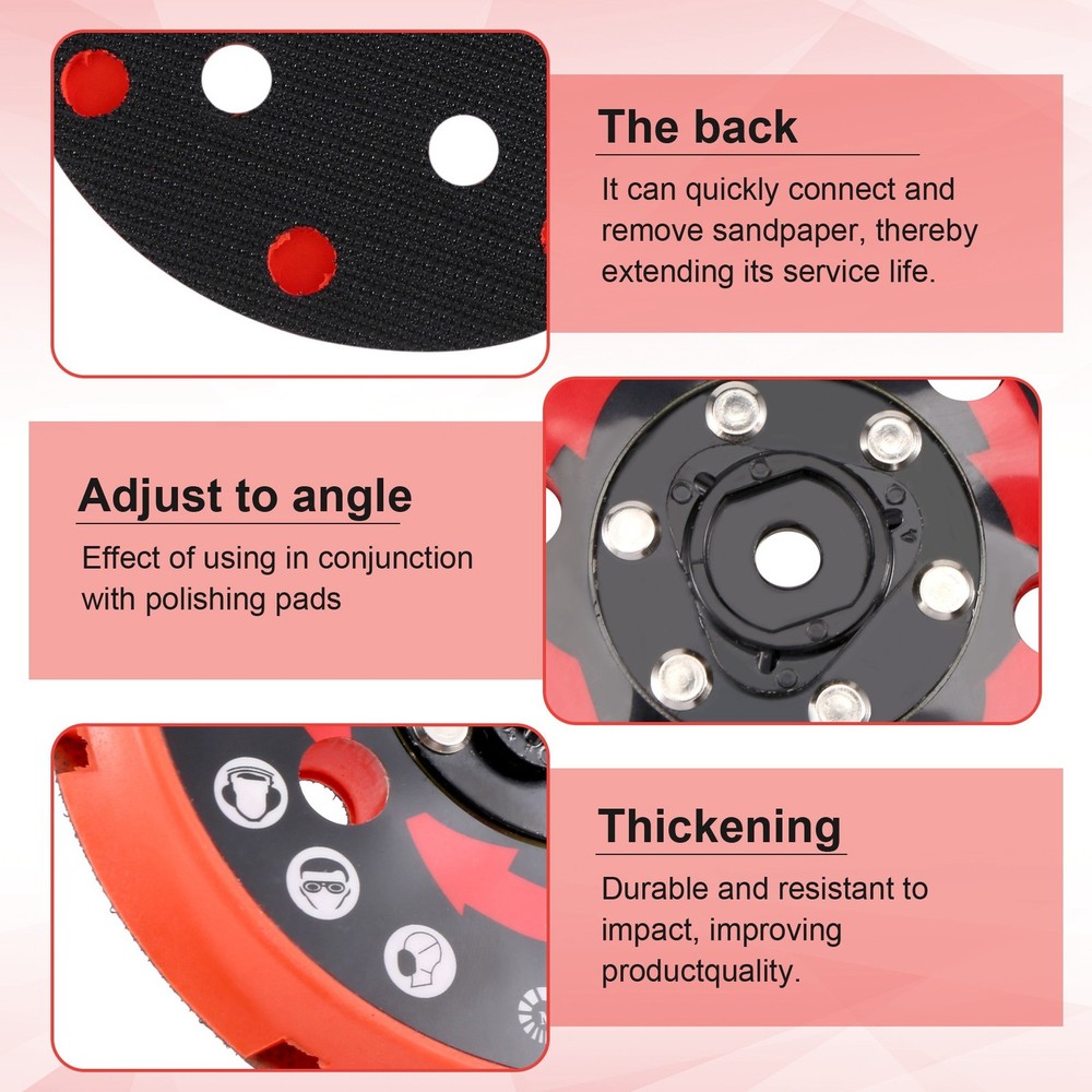 Sanding Pad Backing Plate Back Holder for DAS-21E Partial Dual Action7026