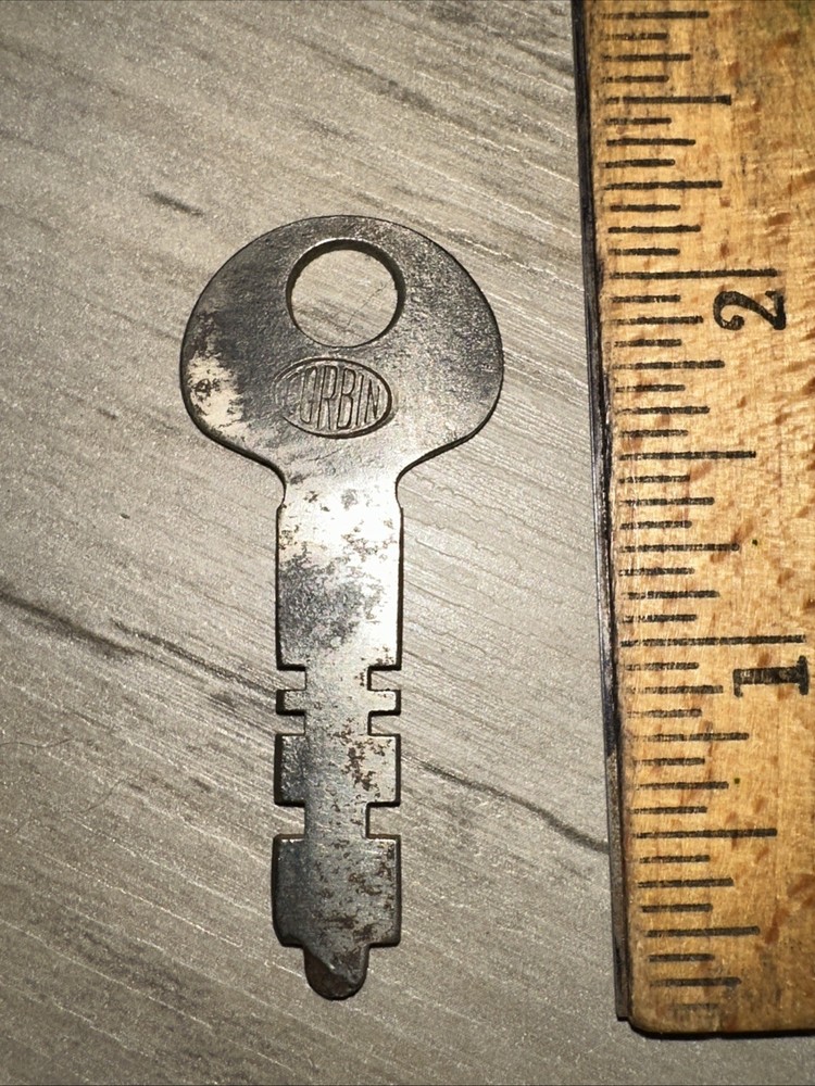 Antique Corbin Skeleton Key #ABT4 Flat Key