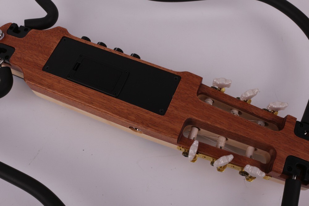 electric classical guitar classic silent nylon string headless built in effect