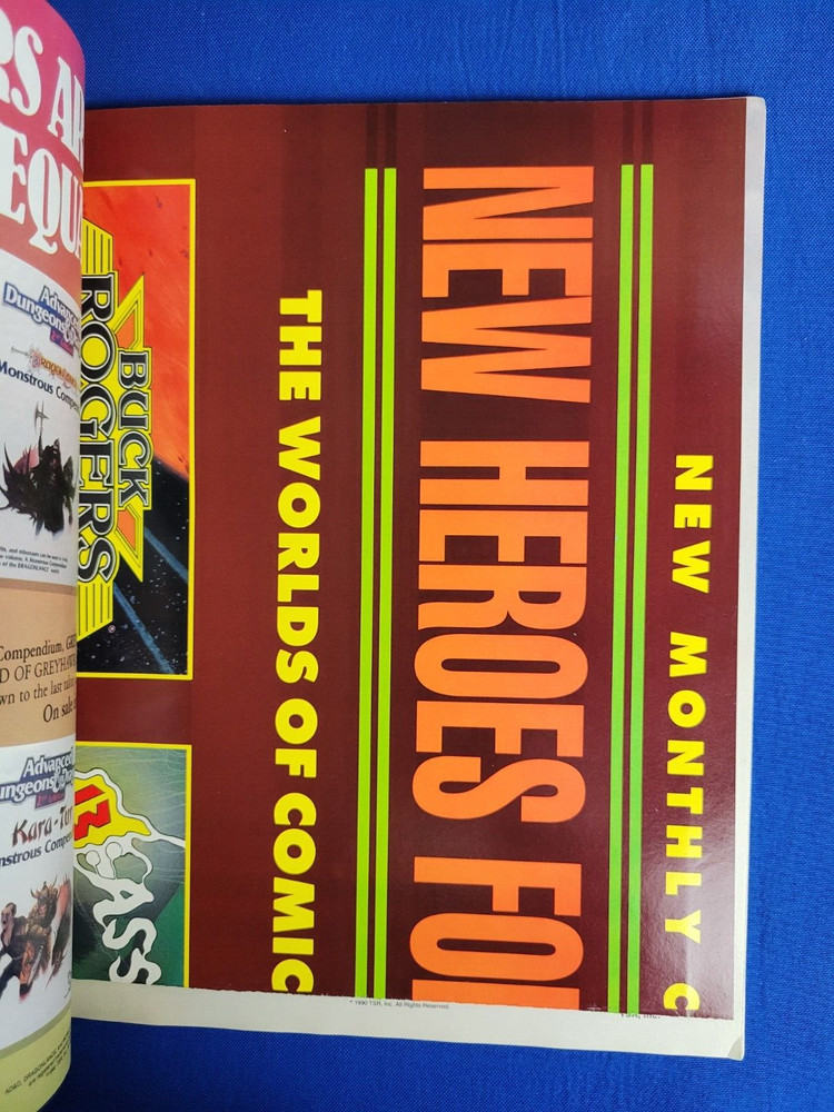 Dragon Magazine Issue #159 with Poster Insert