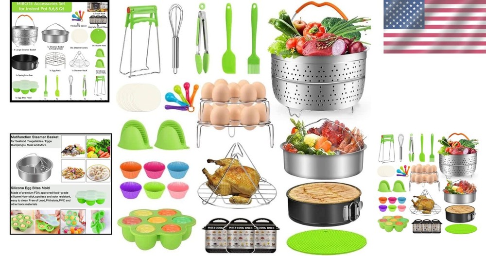 Gift-Worthy 98-Piece Instant Pot Accessory Set: Elevate Your Culinary Experience