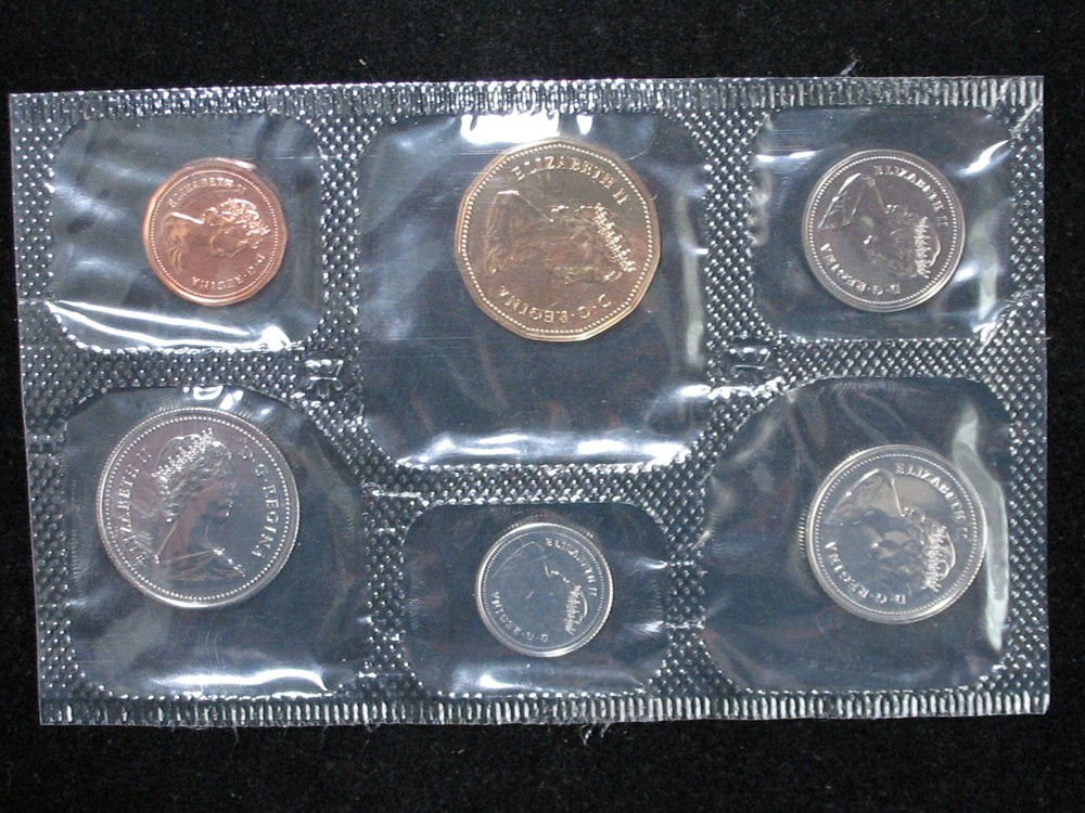 1989 CANADA PROOFLIKE MINT SET * WITH ORIGINAL MINT PACKAGING *