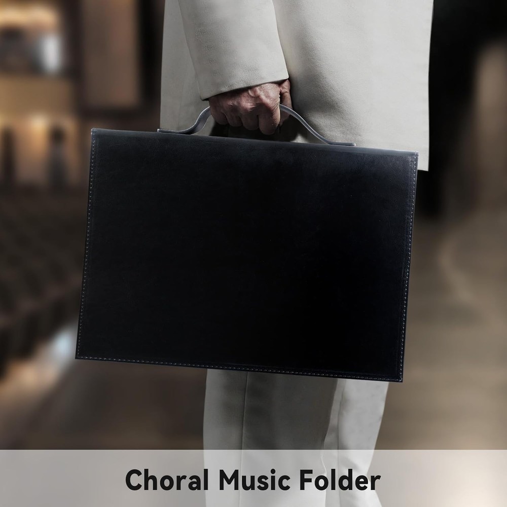 Choir Music Folder with Handle & Strap Choir Folder 3-Ring Binder