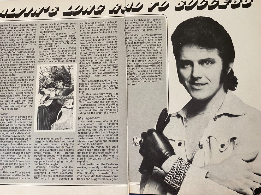 Alvin, Two Page Vintage Clipping