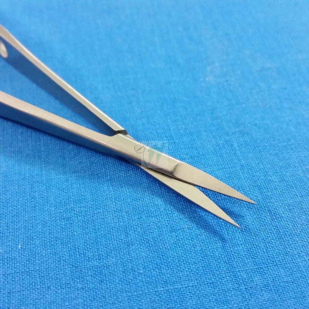 FINE TIP POINT SPRING SELF RETRACTING STITCH MICRO SCISSORS 5.5" STRAIGHT