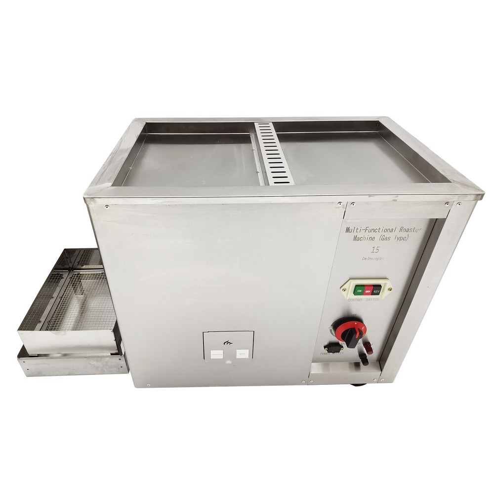 Automatic Gas Type Coffee Roaster Nuts Bean Roasting Machine 0-300℃ 110V