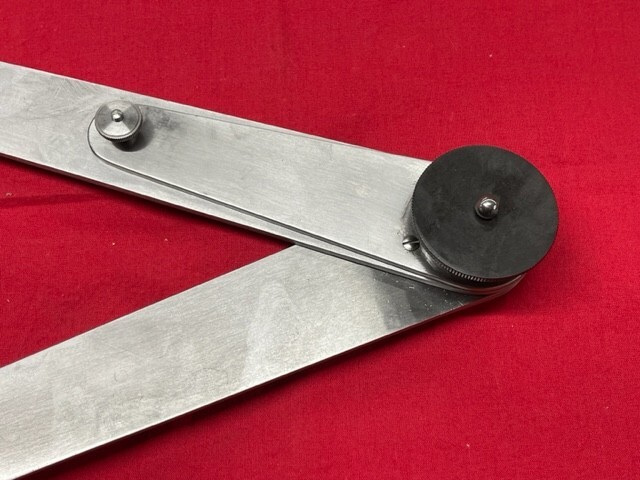 Starrett 36-24 Lock Joint Transfer Type Outside Caliper, 24" Flat Leg