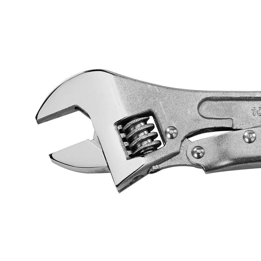 10 In. MaxGrip Locking Adjustable Wrench NEW