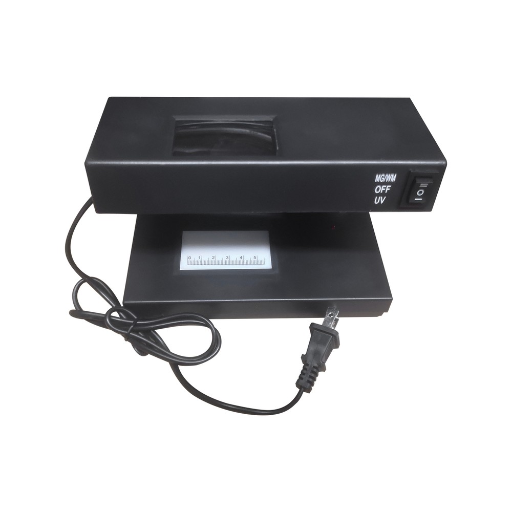 Desktop Counterfeit Bill Detector UV & Watermark Detection With Magnifier E7G9