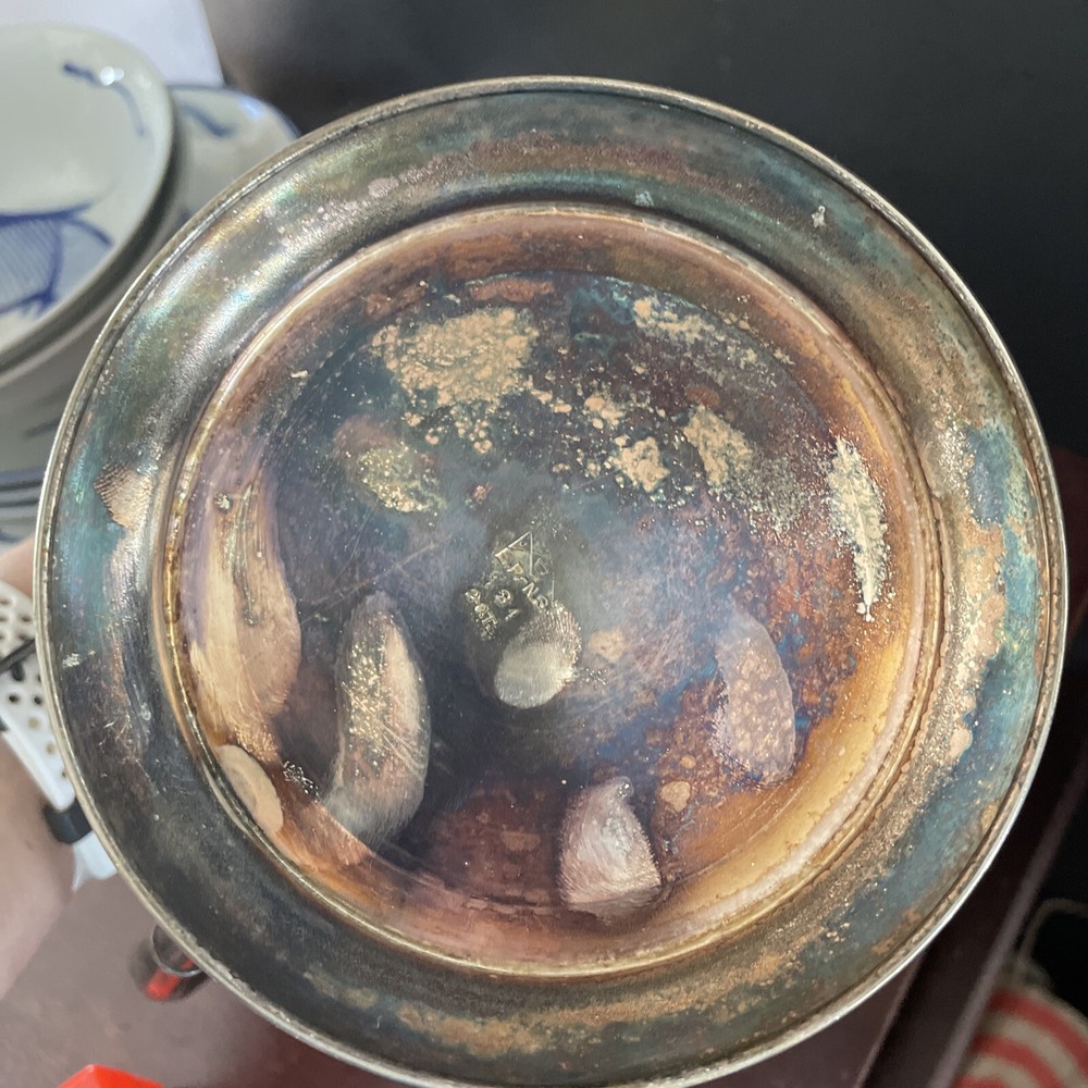 Vintage EPNS 2 Qt. Hammered Water Pitcher