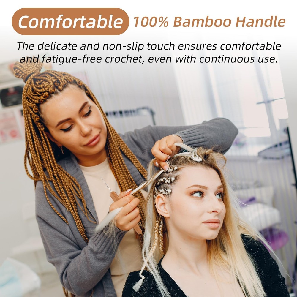 Dreadlock Crochet Hooks for Hair,Interlocking Tool Braid Craft Hook Accesories