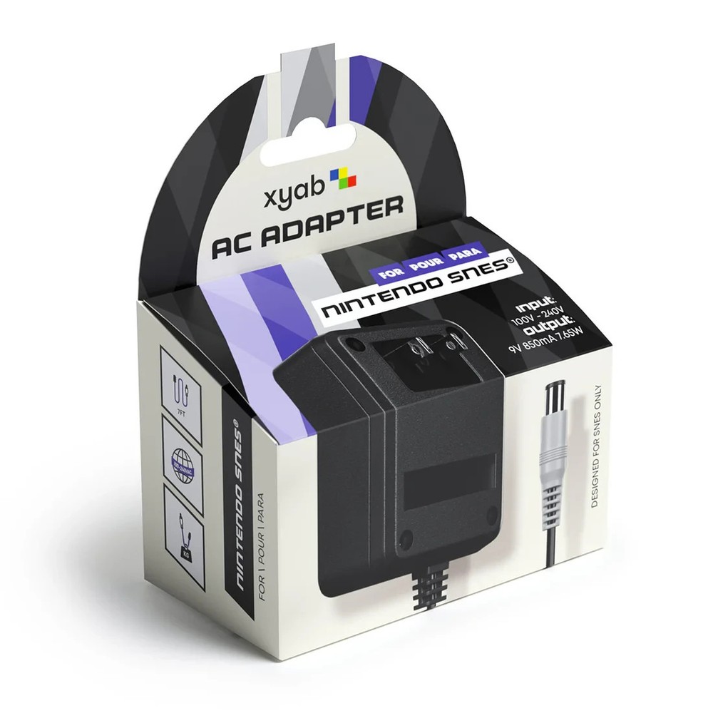 Nintendo SNES Power Adapter Cable - New