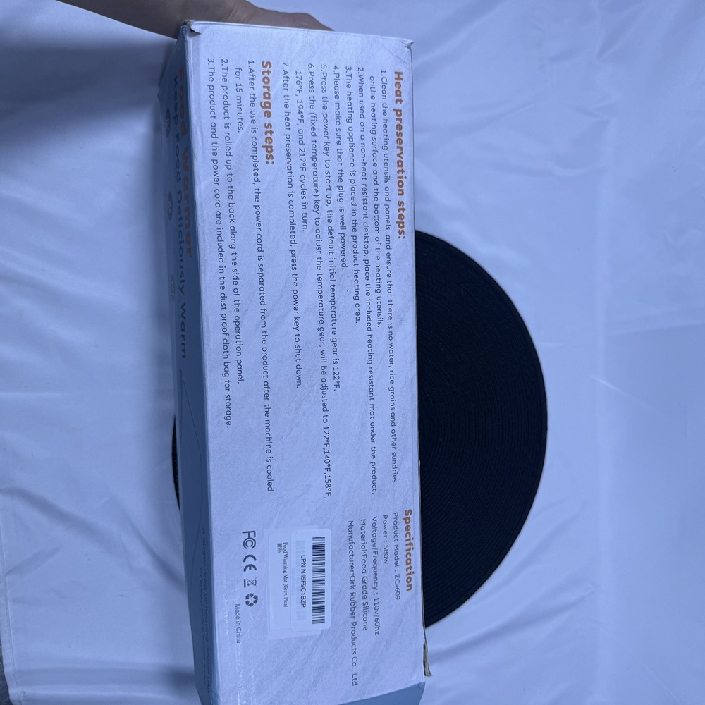 Foldable Electric Food Warming Mat Buffet Warming Tray With Timer