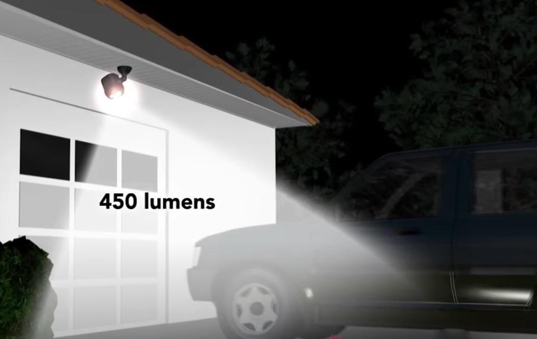 New Mr. Beams NetBright Motion Activated Spotlights 2-PK MBN391, Gray