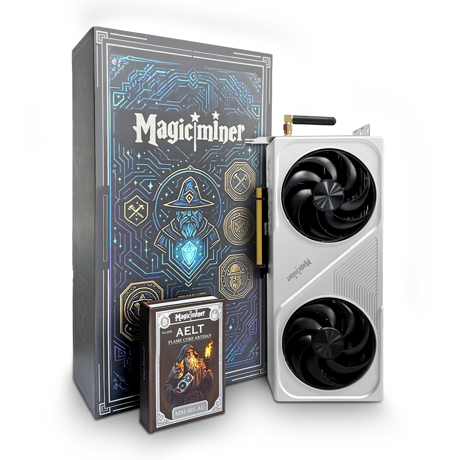 US Ship Magic Miner BG02 7.0Th/S WIFI SHA-256 Bitcoin BTC BCH Miner Solo Mining