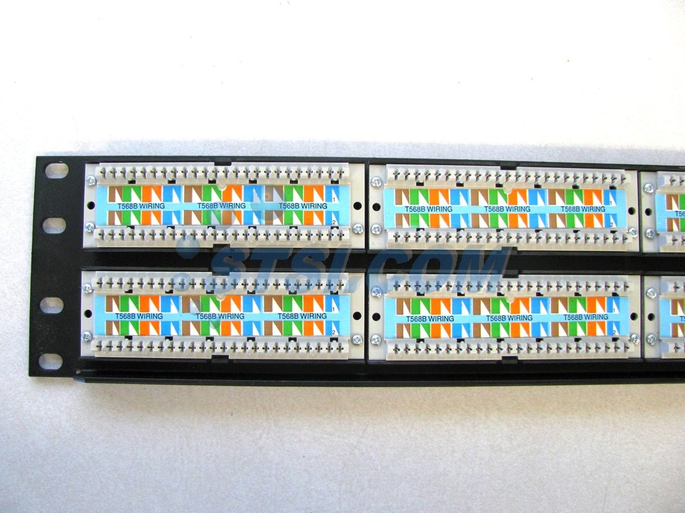Ortronics OR-SP5EU48 Cat5e 48-Port 1U Universal Patch Panel ~STSI