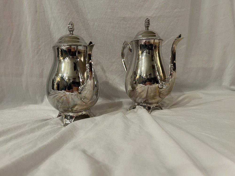 Silver FB ROGERS TEA POTS
