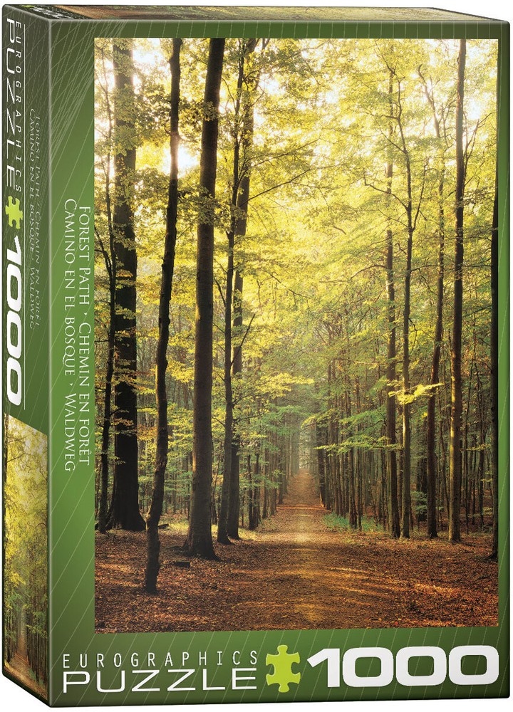 Eurographics Forest Path 1000 Piece Jigsaw Puzzle
