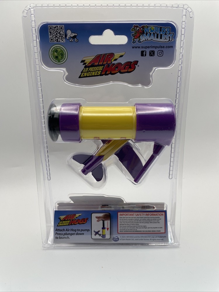 World Smallest AIR HOGS Air Pressure Engine