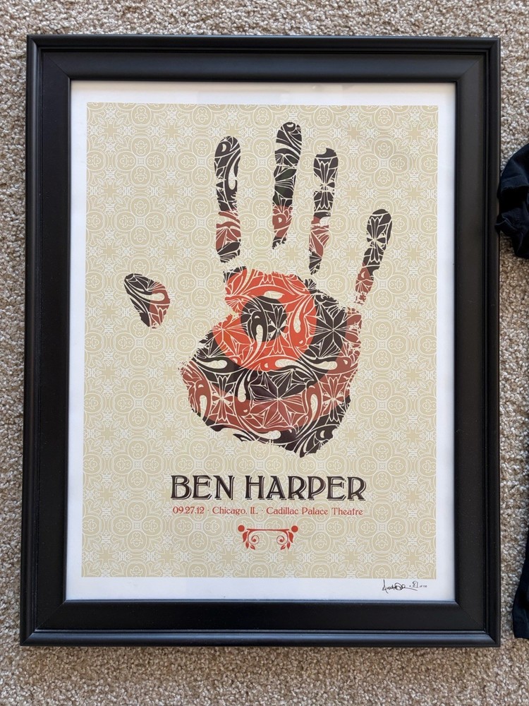 Ben Harper Memorabilia Collection Signed Autographed