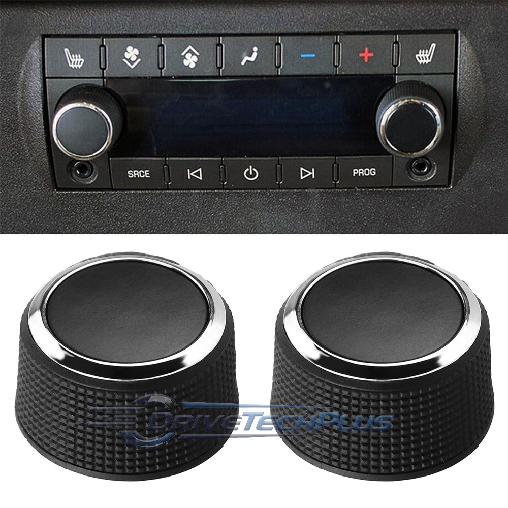2Pcs Rear Control Knobs Air Condition Switch For Chevrolet GMC Buick Cadillac US