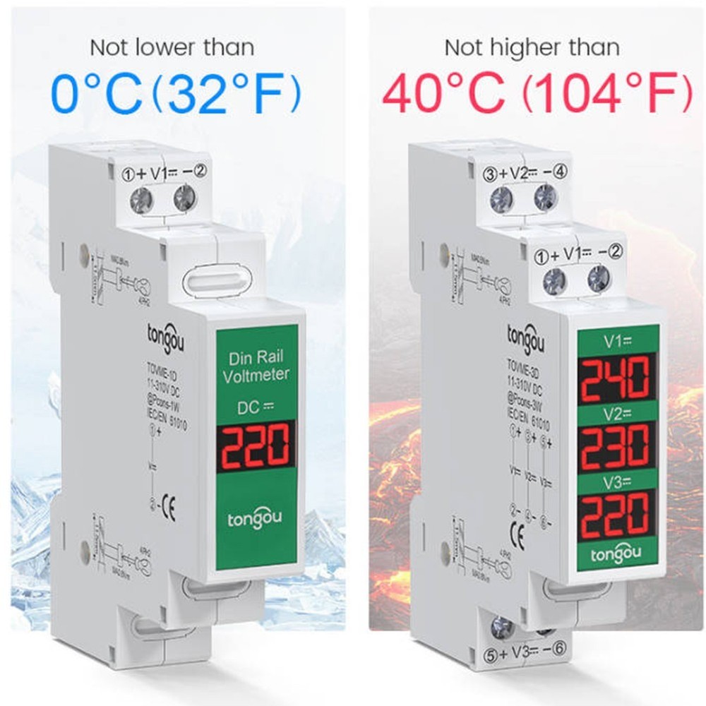 Innovative Design Meets Functionality in this Dual Way Volt Meter on Rails