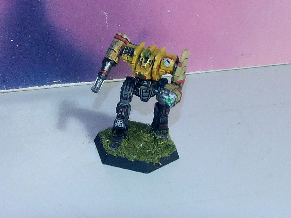 BATTLETECH MONGREL MECH [LONE WOLVES MERCENARIES] (CATALYST, PLASTIC, PAINTED)
