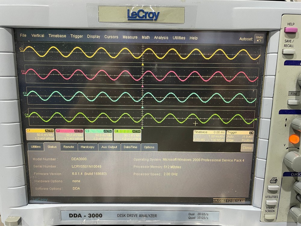 LeCroy DDA-3000 Disk Drive Analyzer Opt DDA
