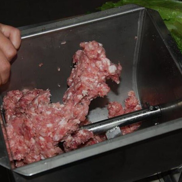 Hakka Commercial Meat Mixer with Sausage Stuffer Machine Kitchen Food Processor