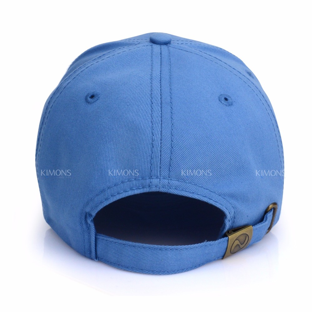 Constructed Cotton Baseball Cap Hat Adjustable Polo Style Plain Solid Men Women