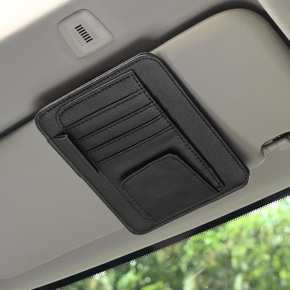 Auto Car Sun Visor Organizer, Multifunctional Auto Interior Accessories Storage
