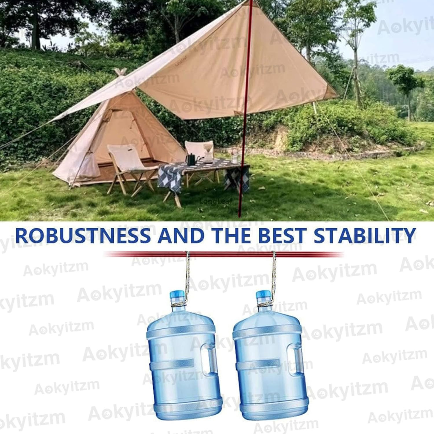 Tent Poles,Adjustable Portable Tent Poles-74.8" Sturdy and Durable Rustproof Thi