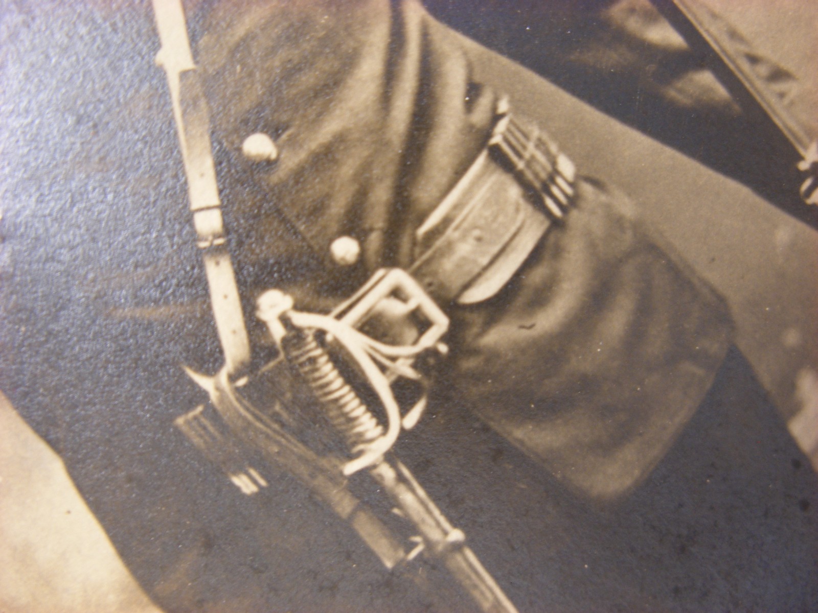 Real Photo Postcard RPPC - US Soldier 13th cavalry Company M Oconomowoc WI #3738