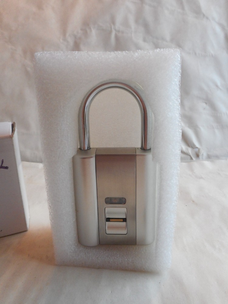 Fingerprint Activated Steel Padlock