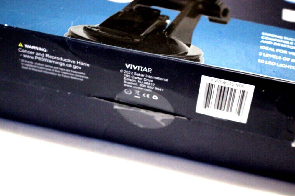 VIVITAR VIDEO CONFERENCE LIVE STREAMING KIT ORANGE BLUE AND WHITE DIFFUSER