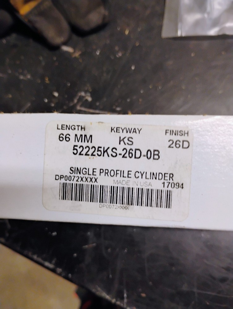 Single profile cylinder