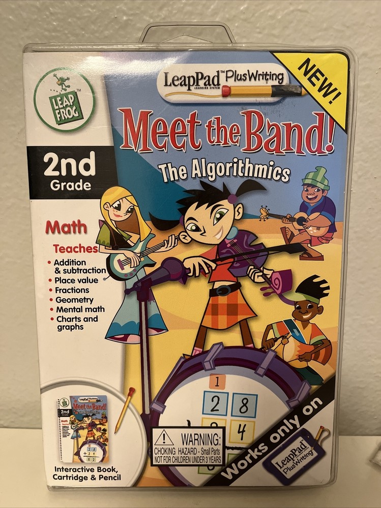 NIP Leap Pad Plus Writing Meet the Band The Algorithmics 2nd Grade Math