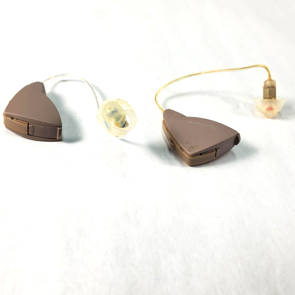 Interton Cosmo Hearing Aids(2) C461 DRW (BTE) Streamer Remote Instructions AS-IS