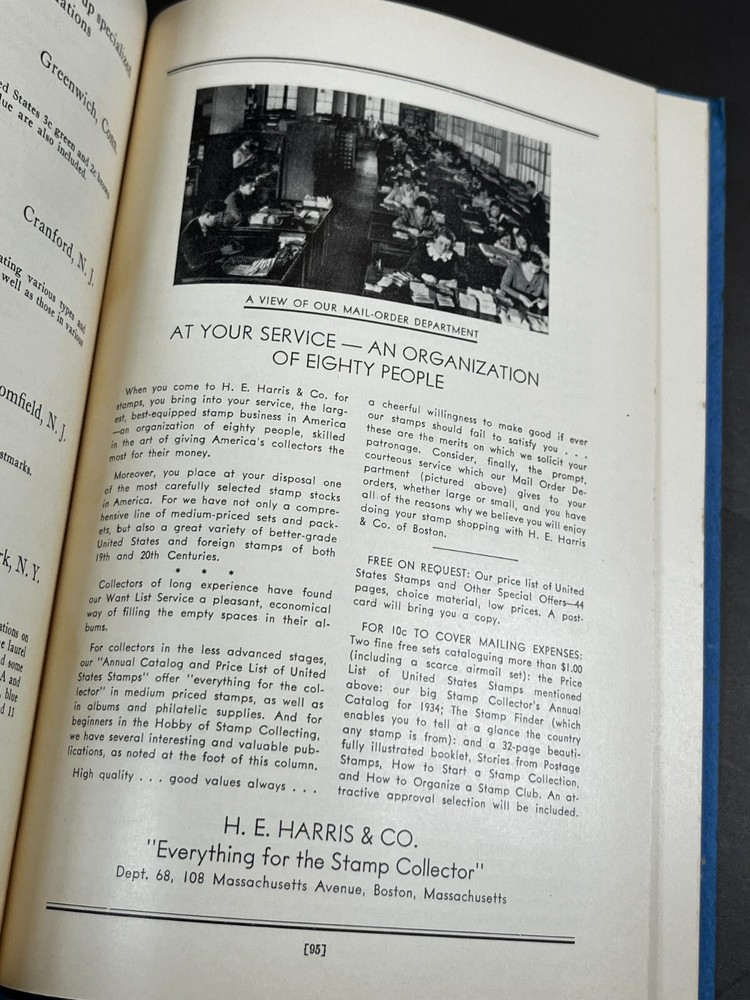 National Stamp 1934 Exhibition Guide Book RCA Building Rockefeller Center