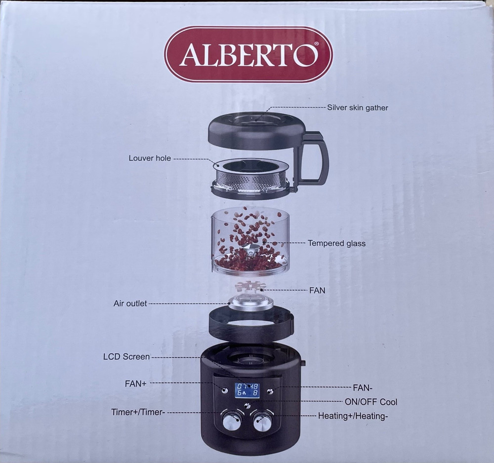 Air coffee roaster Alberto
