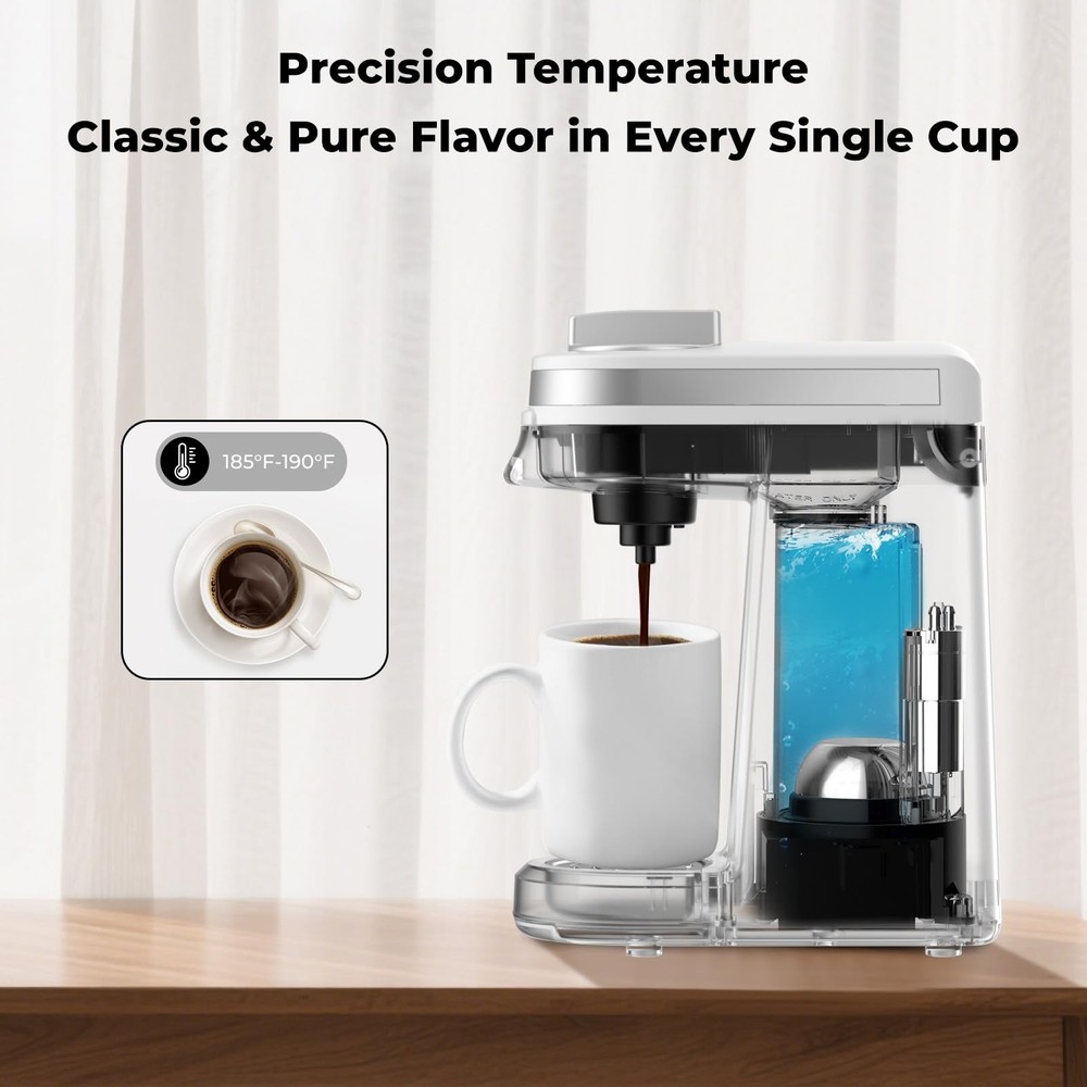 Mini Coffee Maker for K Capsule, Single Serve Coffee Maker for One Cup