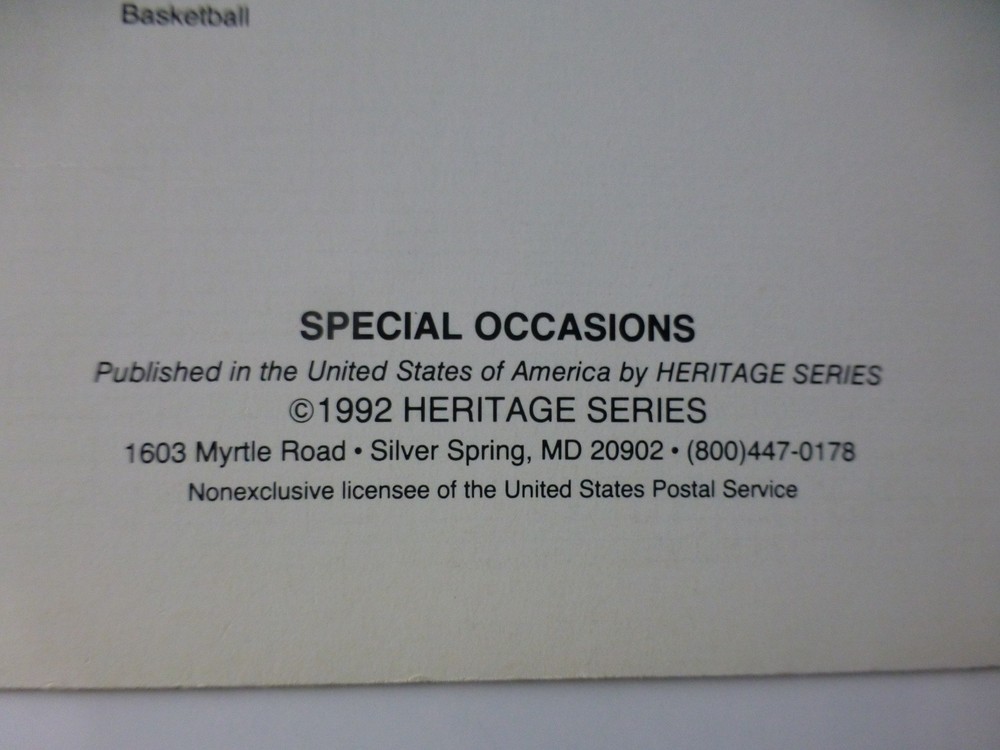 USPS Postage Stamp Cross Stitch Patterns 1992 Special Occasions