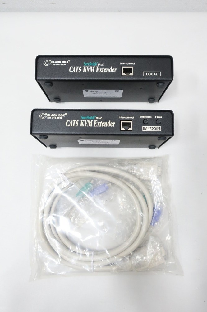 Black Box ACU1009A Servswitch Cat5 Kvm Extender