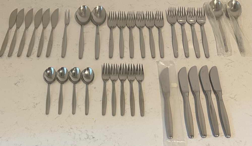 WMF Stuttgart Cromargan Germany Stainless Flatware 35 PC