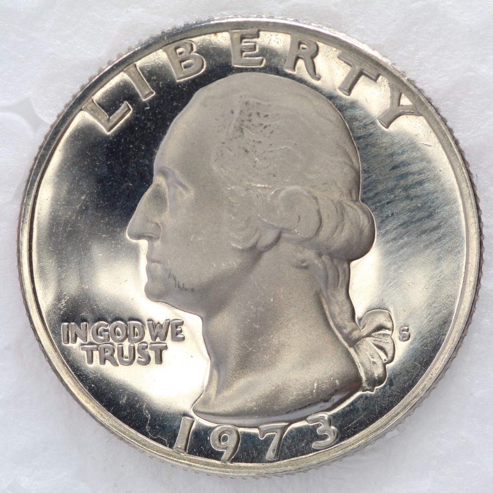 1973 S CLAD Proof Washington Quarter UNCIRCULATED