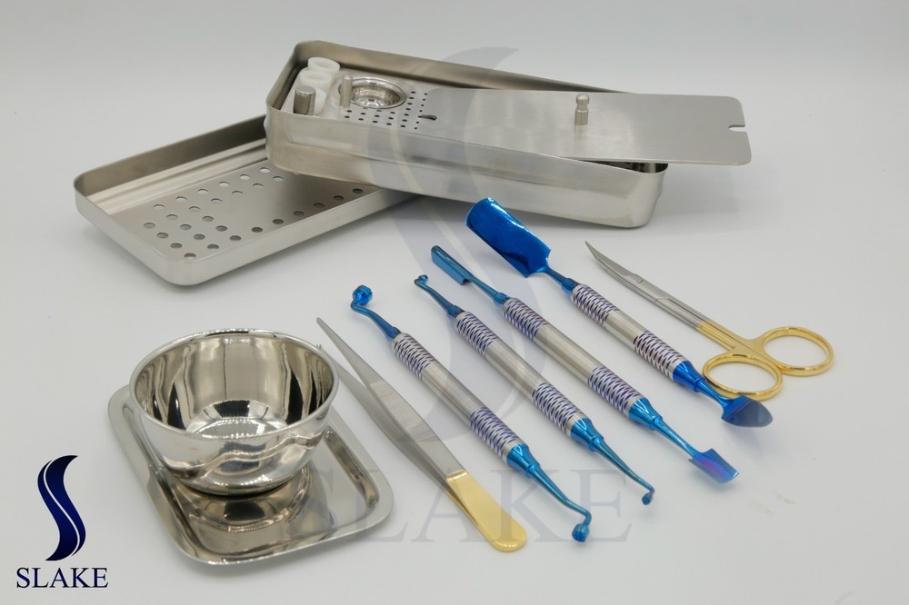 prf scissor grf box tissue forcep dental instruments