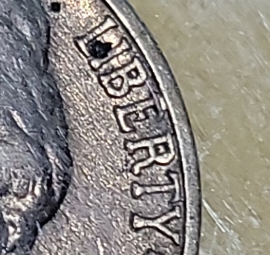 1960 D barr / die Crack / Cud Error Over The E - 5010