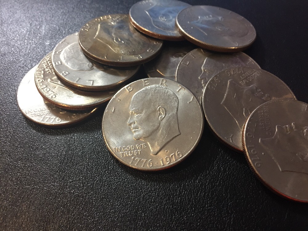 1976d Eisenhower Dollar Uncirculated AU+ UNC BU