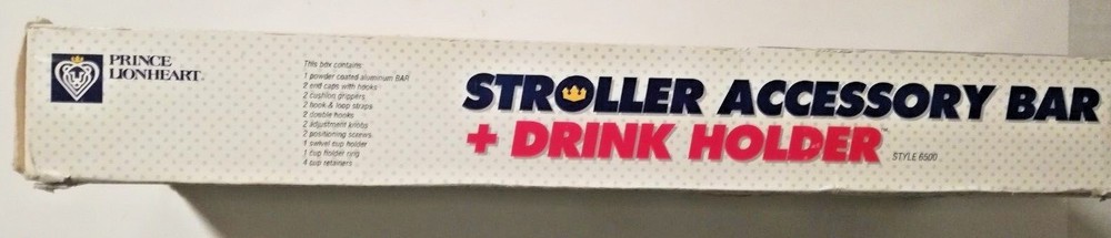 Stroller Accessory Bar Plus Drink Holder
